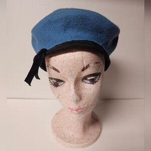 United Nations Peacekeeping Force Hills Pure Wool Blue Beret Size 7 1/2
